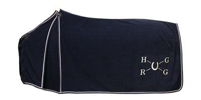 EQUEST Abschwitzdecke Alpha Fleece HugRug | mit Gehfalte und Magnet