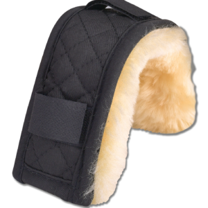 Waldhausen Lammfell-Nasenschoner 28 cm Schwarz / Natur