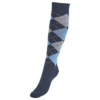 BUSSE Reitsocken BASIC-KARO III Navy / Denim / Grey 43-46
