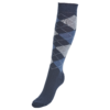 BUSSE Reitsocken COMFORT-KARO III Navy / Light Navy / Grey 43-46