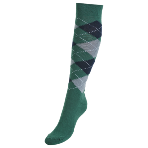 BUSSE Reitsocken COMFORT-KARO III Silver Pine / Grey / Navy 43-46