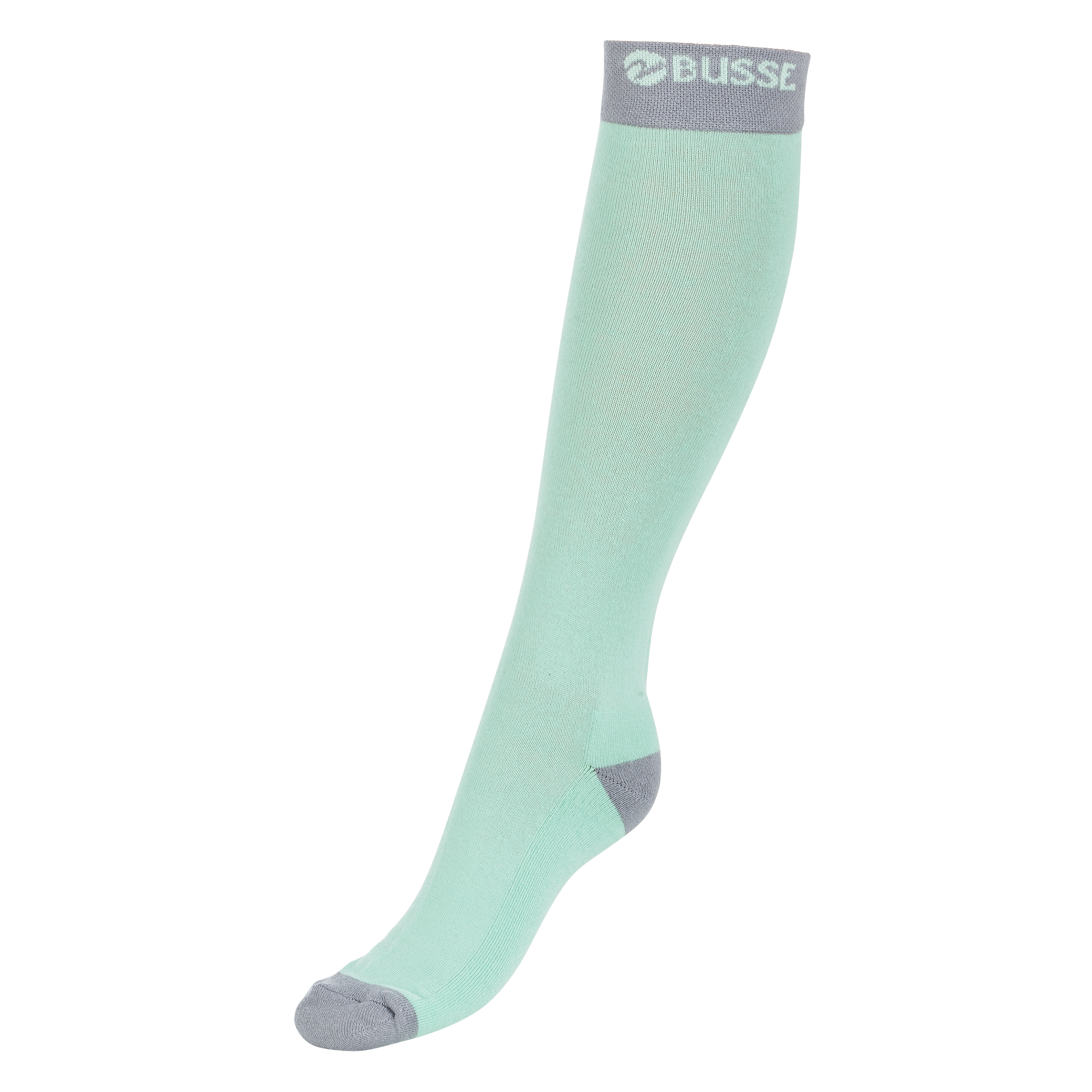 BUSSE Reitsocken TRENDY Black / Fresh Olive 39-42