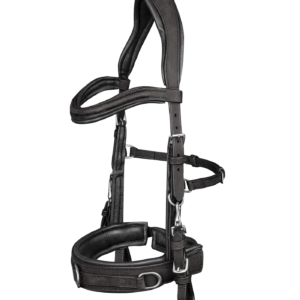 Waldhausen Leder-Kappzaum Schwarz Pony
