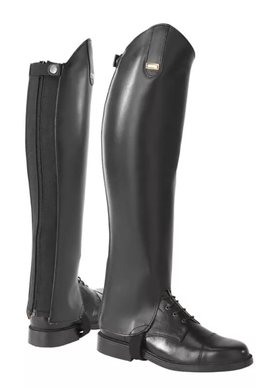 BUSSE Stiefelchaps SOLUTION Leder Schwarz H/E