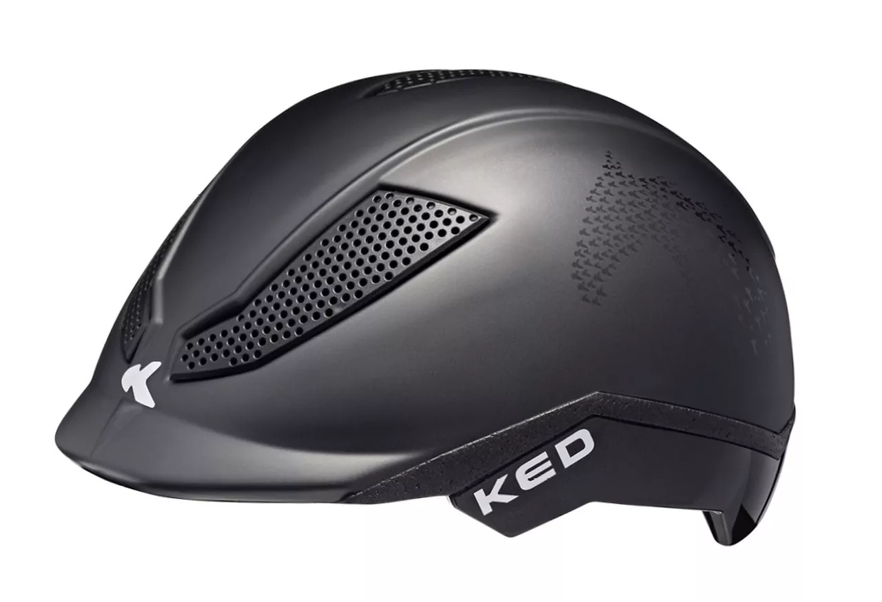 KED Reithelm Pina Black Matt Script M (51-56 cm)