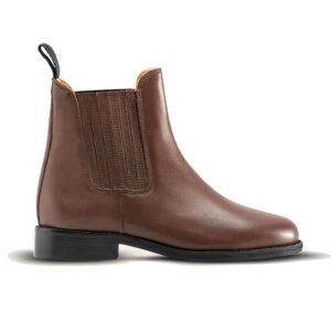 Lederstiefelette Jodpuhr braun